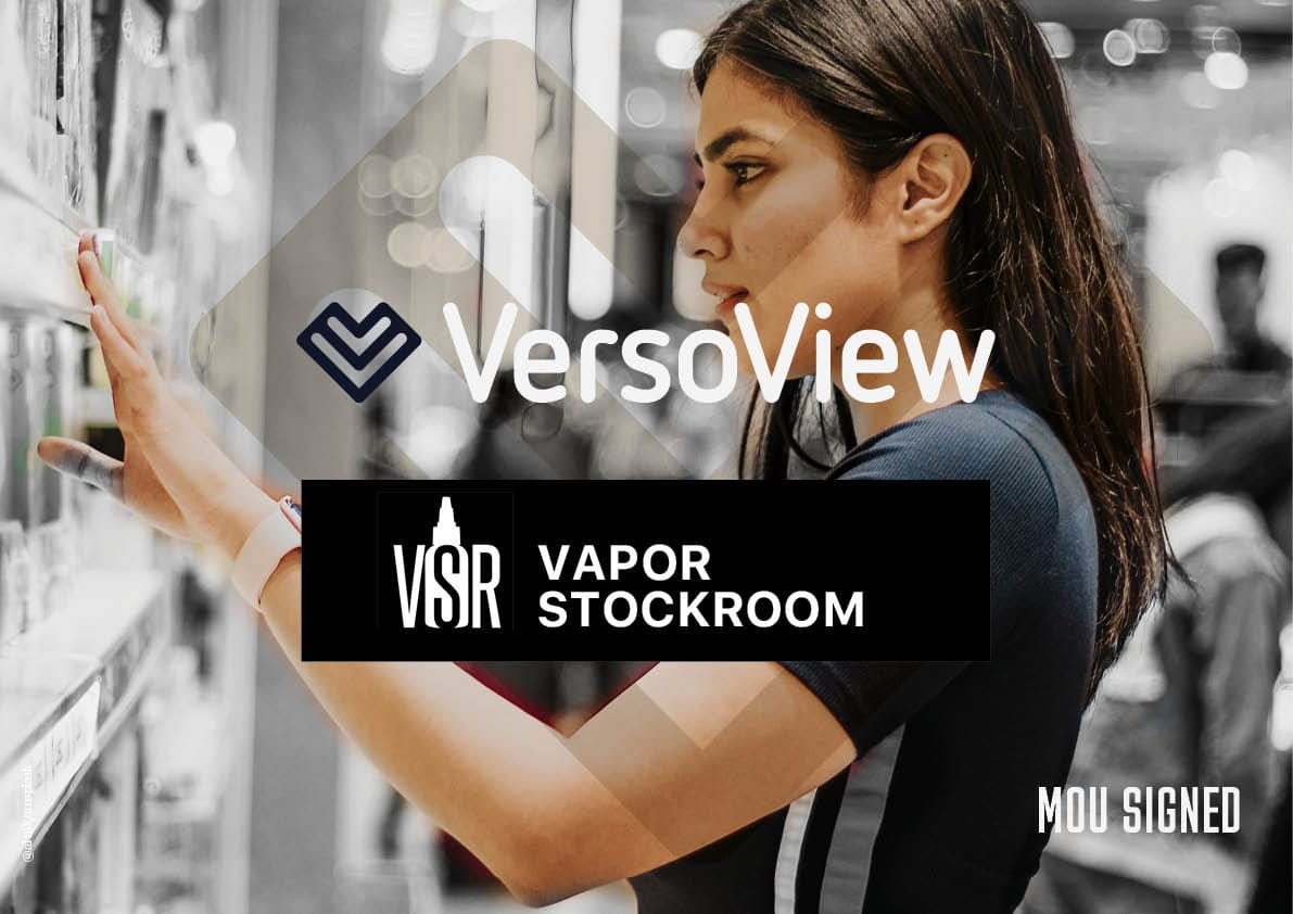 VersoView announces an MoU with Vapor Stockroom